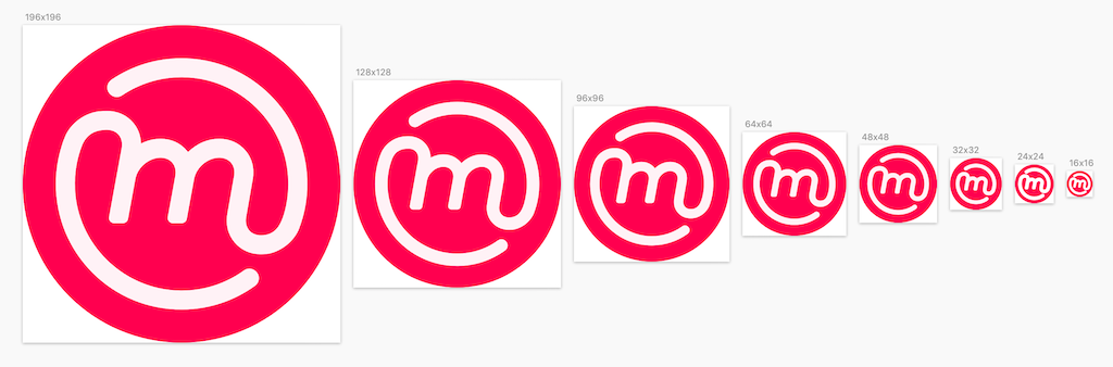 Mailvelope Logo in verschiedenen Größen