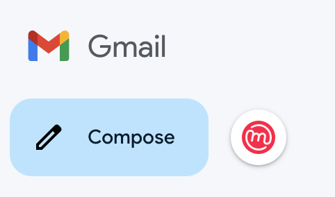 Botón de Composición de Mailvelope en la Interfaz de Gmail